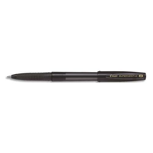 [381958] PILOT Stylo bille SUPER GRIP G pointe moyenne encore Noire
