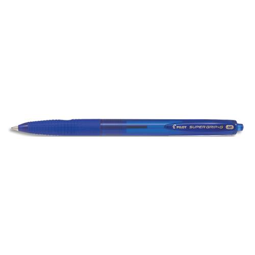[381963] PILOT Stylo bille SUPER GRIP G rétractable pointe moyenne encre Bleue