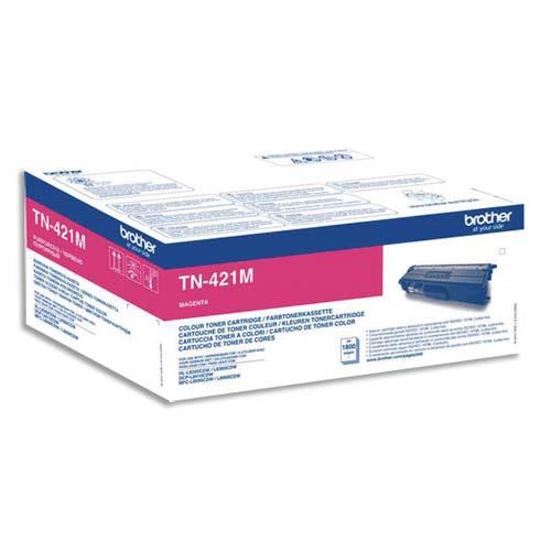 [384002] BROTHER Toner Magenta 1800 pages TN421M (dont eco-taxe de 0,10 €)