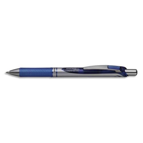 [077569] PENTEL Stylo à bille energel rétractable 0,7 mm Bleu BL77
