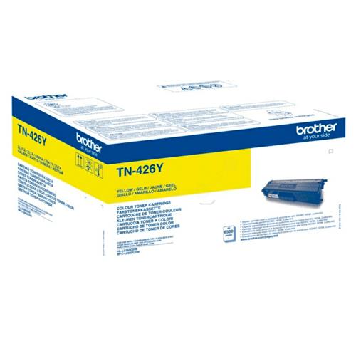 [384016] BROTHER Toner Jaune 6500 pages TN426Y (dont eco-taxe de 0,10 €)