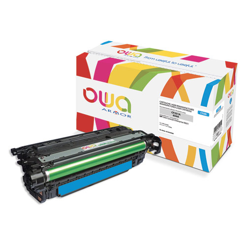 [384144] OWA Toner compatible pour HP Cyan CF331A-654A K15939OW