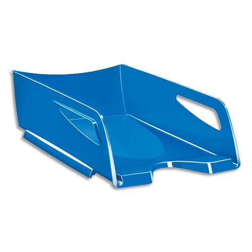 [384690] CEP Corbeille à courrier Maxi Gloss Bleu océan, format 24 x 32 cm - Dimensions : L38,6 x H11,5 x P27 cm