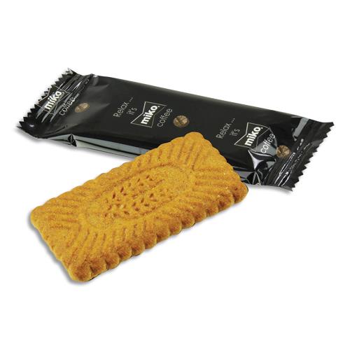 [087294] MIKO CAFE Carton de 200 biscuits Spéculoos emballés individuellement