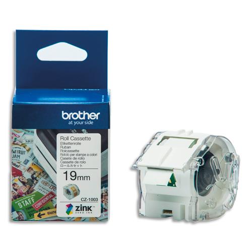 [393413] BROTHER Ruban CZ adhésif repositionnable pour VC-500W, 19 mm x 5m CZ1003 (dont eco-taxe de 0,02 €)