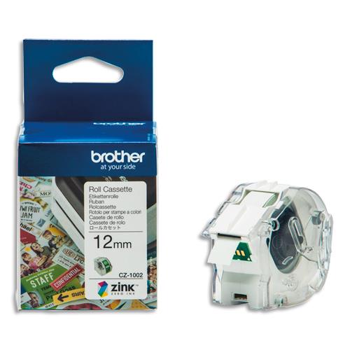 [393417] BROTHER Ruban CZ adhésif repositionnable pour VC-500W, 12 mm x 5m CZ1002 (dont eco-taxe de 0,01 €)