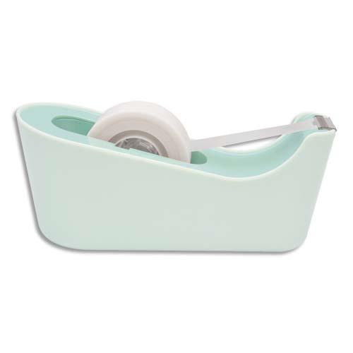 [393718] SCOTCH Dévidoir C18 Menthe + 1 rouleau ruban Magic™ 33 m x 19 mm