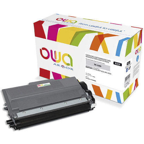 [415727] OWA Cartouche compatible Laser Noir BROTHER TN3390 K15546OW
