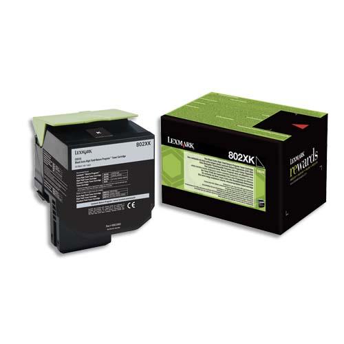 [417522] LEXMARK Toner Laser Noir 802xk 8.000 pages cx/510de/510dhe/510dthe 80C2XK0