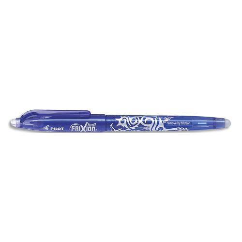 [434380] PILOT Roller FriXion Ball pointe fine 0,5 mm. Encre thermosensible effaçable Bleue