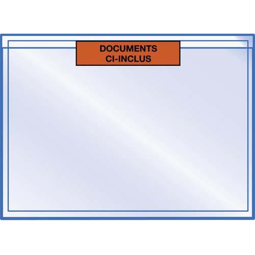 [127394] Boîte de 1000 pochettes pour documents Ci-Inclus - Format : 22.5 x 16.5 cm