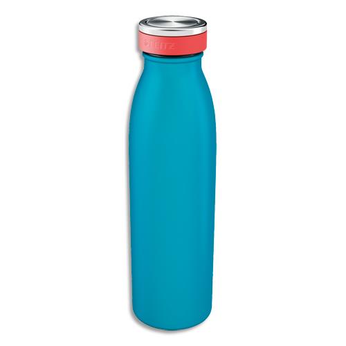 [443963] LEITZ Bouteille isotherme 500 ml Cosy, bleu, boissons chaudes 7h et froides 15h, D68 x H235 mm