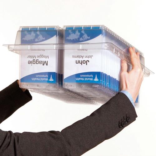 [444088] AVERY Boîte de rangement 100 badges verticaux