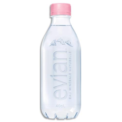 [444953] EVIAN Bouteille plastique d'eau minérale 40 cl
