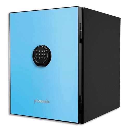 [444954] PHOENIX Coffre-fort de sécurité Spectrum Plus Bleu 36L, à serrure électronique, L47 x H52,5 x P40,5 cm