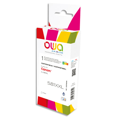 [445323] OWA Cartouche jet d'encre compatible NR PH 581XXL K20750OW