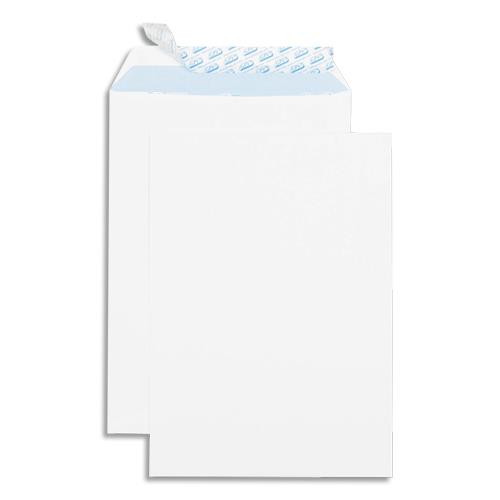 [453529] GPV Boîte de 250 pochettes auto-adhésives vélin Blanc 90g format 229x324 C4