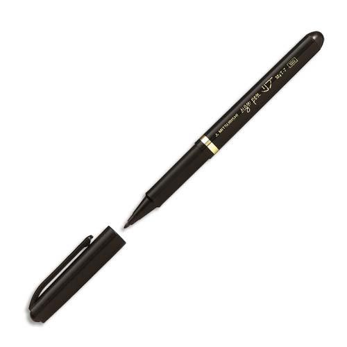 [457377] UNI-BALL Stylo-feutre pointe en nylon largeur de trait 0,8 mm encre à pigments Noire SIGN PEN MYT7